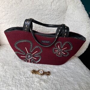 Vintage Kate Spade Red Purse (Watch for Scale)